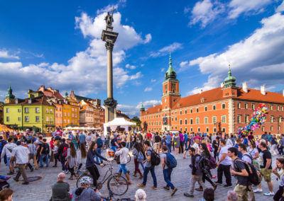 Warszawa z rekordową liczbą turystów w 2018